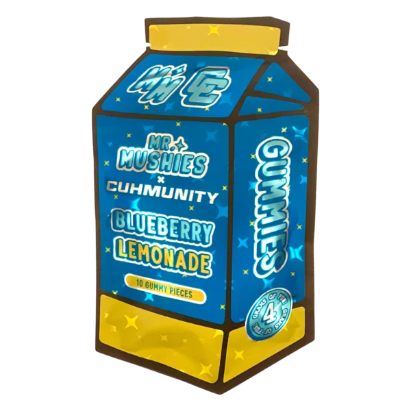 MrMushies x Cuhmunity Blueberry Lemonade Gummies
